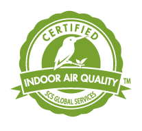 Certified indoor air quality
