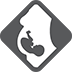 grey birth defects symbol 