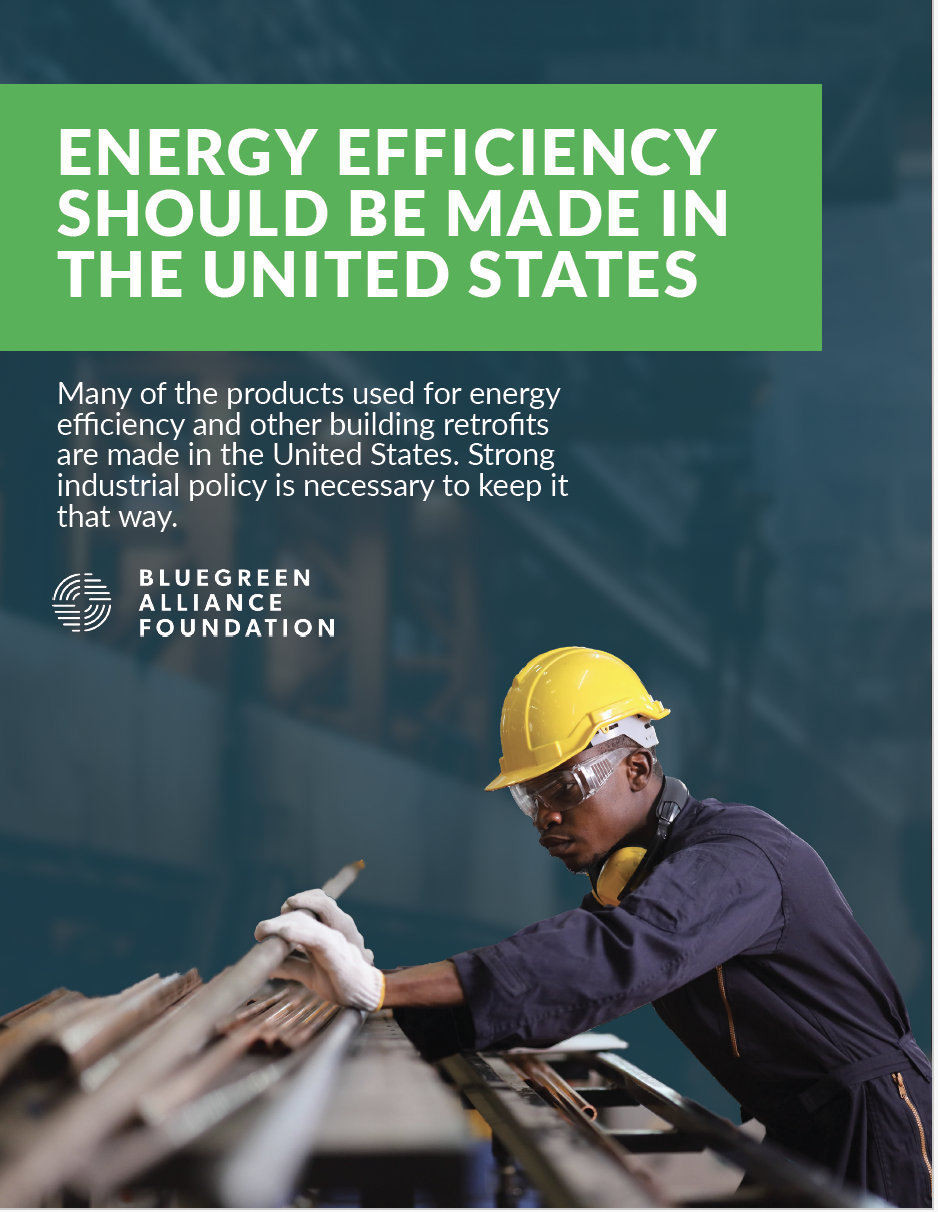 cover of Energy Efficiency Should be Made in the United States